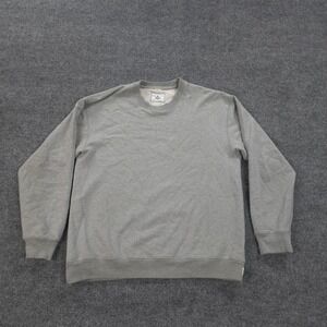 Reigning Champ Sweatshirt Mens Large Gray 100% Cotton Crewneck Athletic Gym